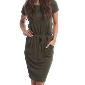 T-Shirt Drawstring Dress
